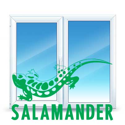 Двухстворчатые окна Salamander